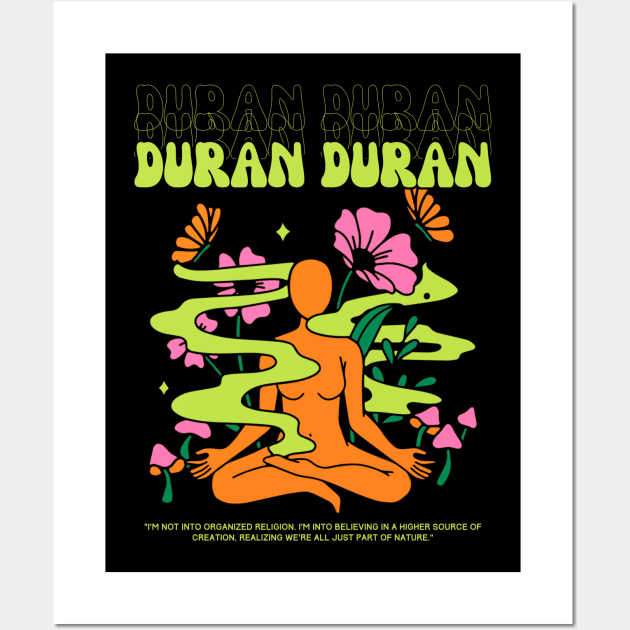 Duran Duran // Yoga Wall Art by Mamamiyah